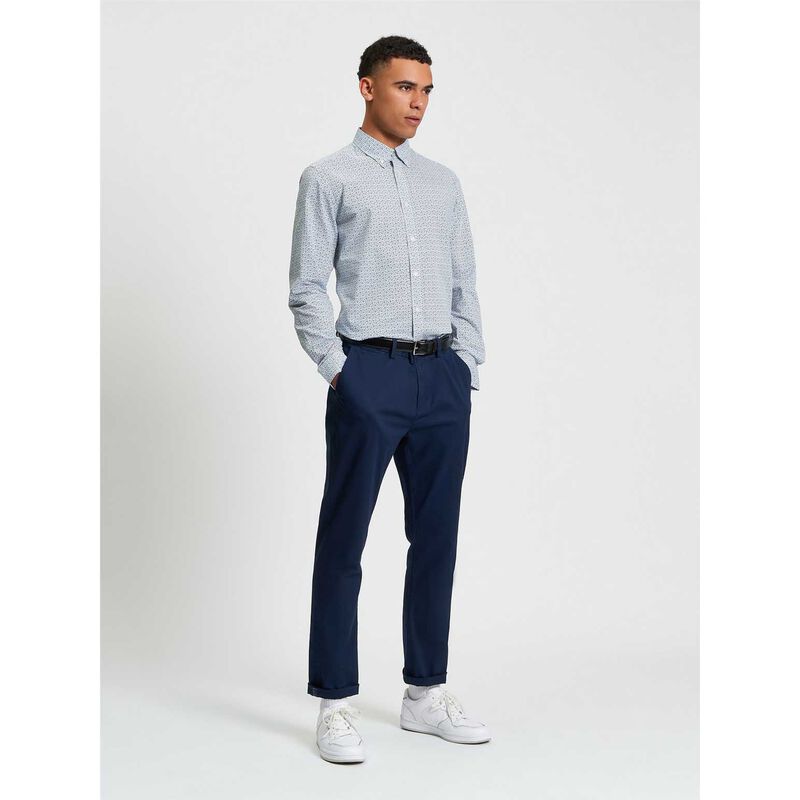 Ben Sherman Split Geo Print Shirt image number 3